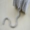 1 Yard 3/8 inch 0.95cm Silver Jessamina Rhinestone Cord Trim for Jewelry Gowns and Accessories